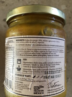Salsa Agridulce De Mango