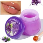 Máscara de labios - Máscara hidratante de labios hidratante uva Ushas para uso diurno y nocturno